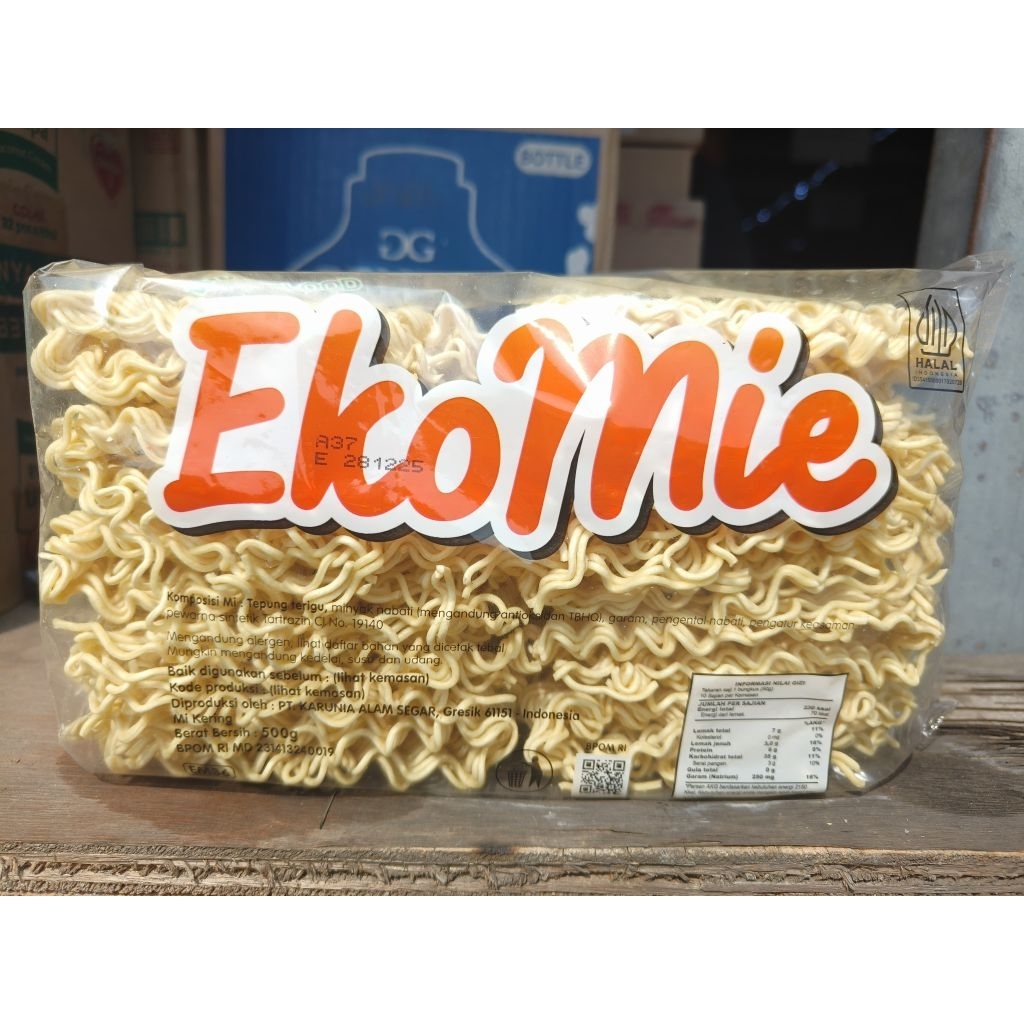 

Mie ekomie matang kemasan 3300gr 1dus isi 6 *Arasi2*