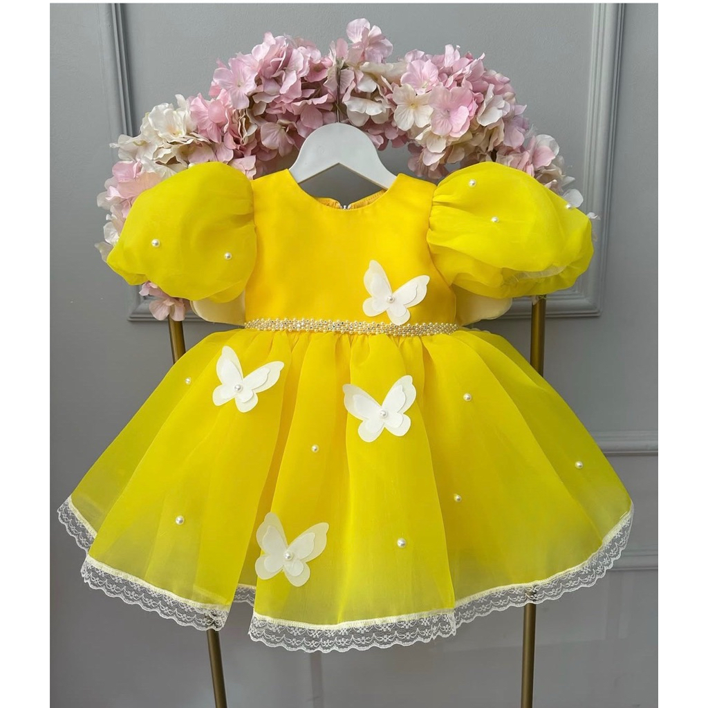 gaun organza anak gaun anak perempuan fashion anak perempuan