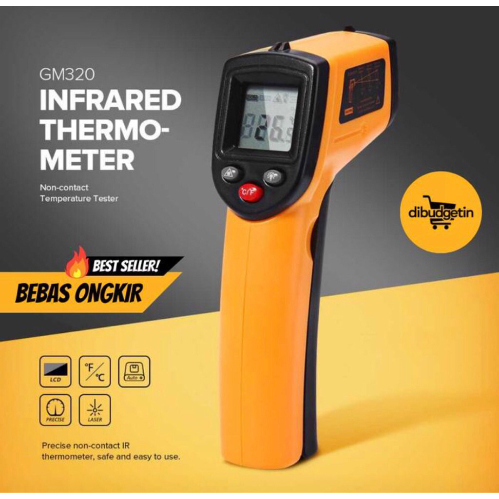 GM320 Benetech Infrared Termometer Thermometer GM-320 Termogun GM 320
