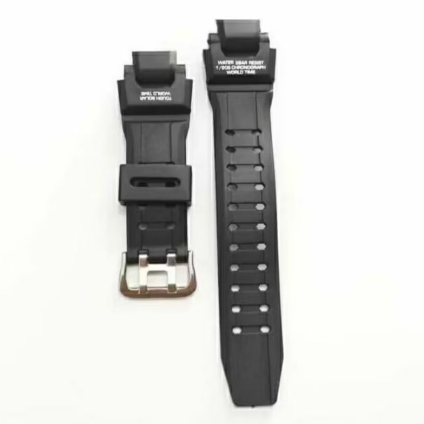 Strap Tali Jam BIDEN R008 Rubber Strap Jam Biden-R008 Full Hitam BIDEN R008
