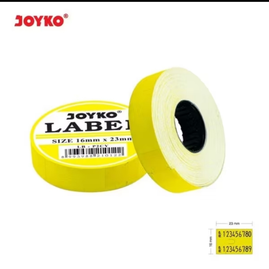 

Joyko Label Harga 2 Baris Kuning LB-P2CY - Price Label 2 Line 1 Slop 10 Pcs