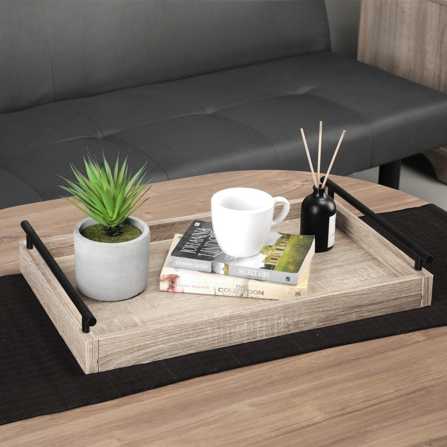 RAS GRATIS ONGKIR DAN PENGEMBALIAN NEW TRAY KOSMETIK / NAMPAN KAYU / NAMPAN BUMBU / GENIO TRAY - GEN