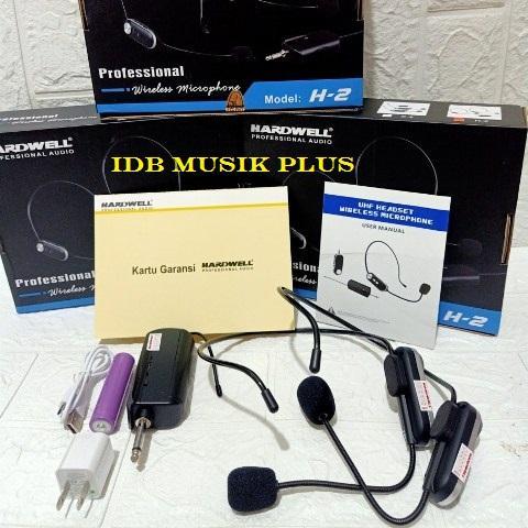 Mic Wireless Headset Hardwell H2 H 2 Microphone Original