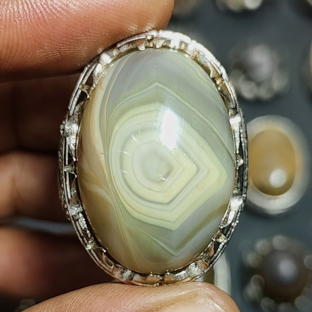 batu akik sulaiman motif bungkem lawasan