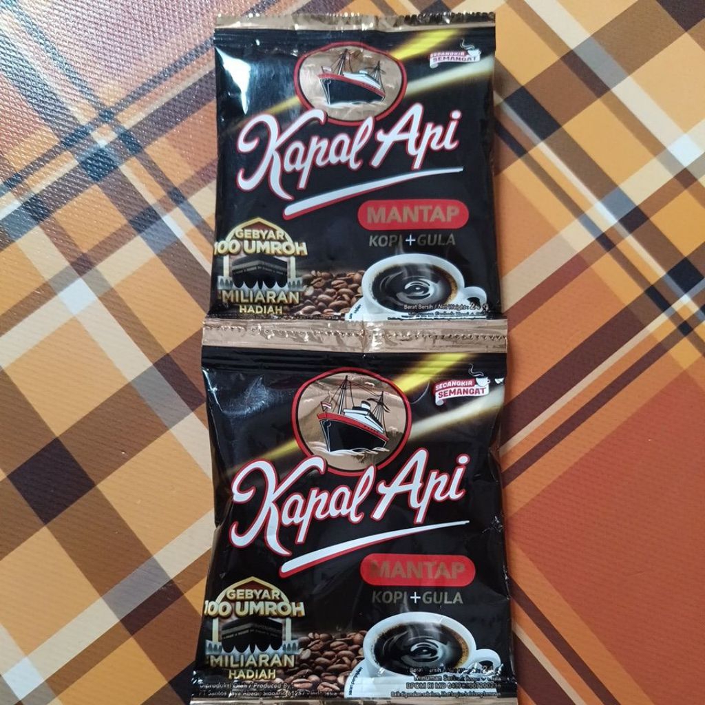 

Kapal Api Mantap 1 renteng renceng isi 10 Sachet x 24g