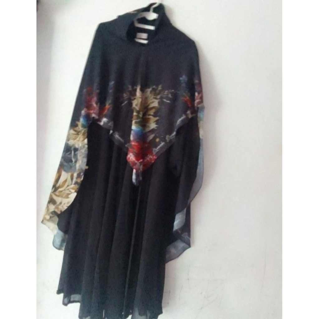 gamis hitam bermerks syar'i