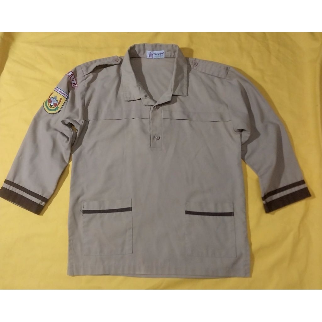 seragam sekolah SD pramuka anak perempuan preloved