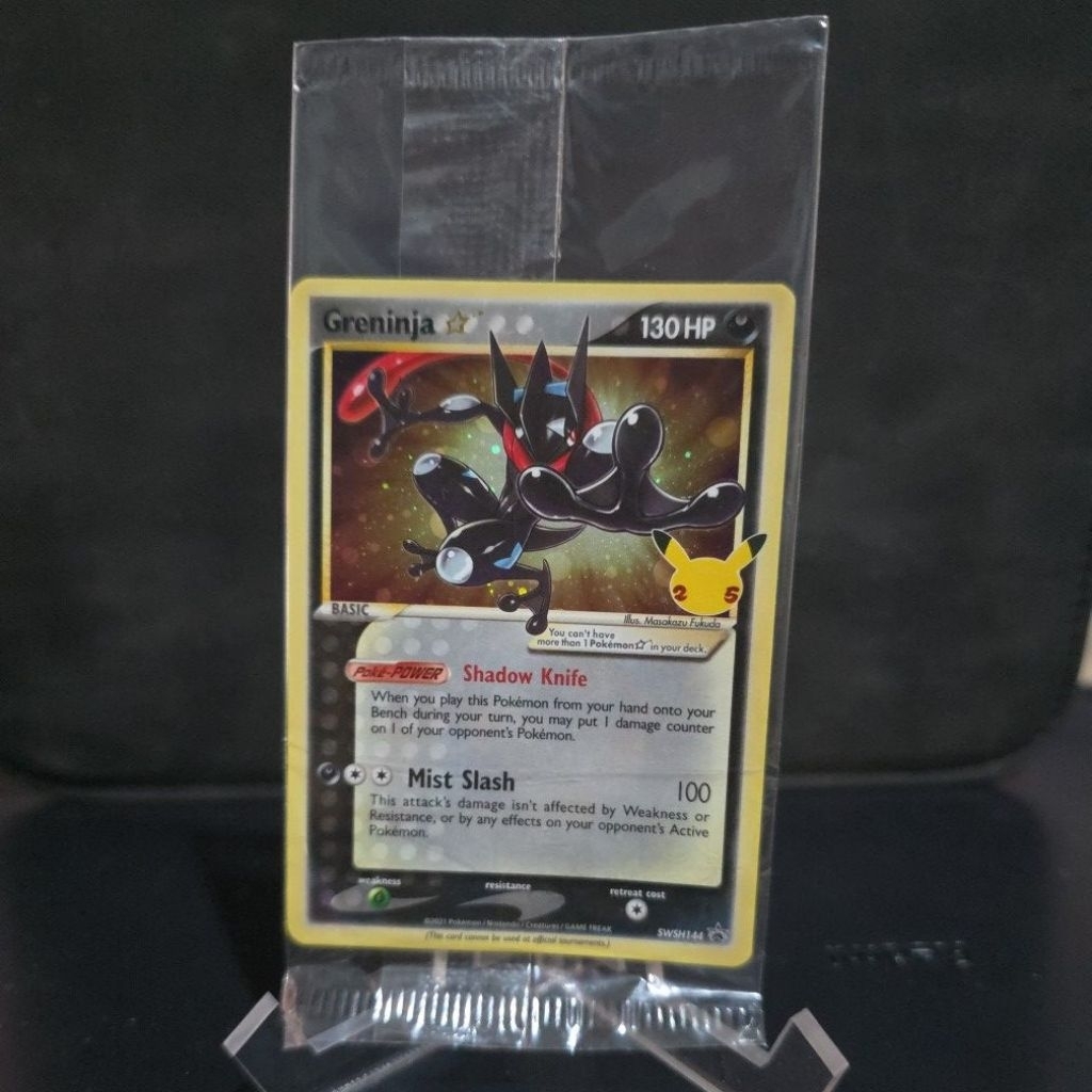 greeninja gold star promo 25th anniversary pokemon kartu tcg english