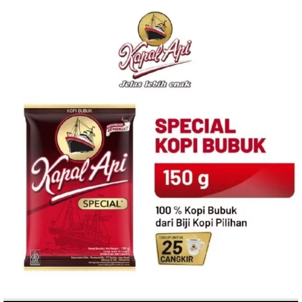 

Kopi Kapal Api Special Merah 150g