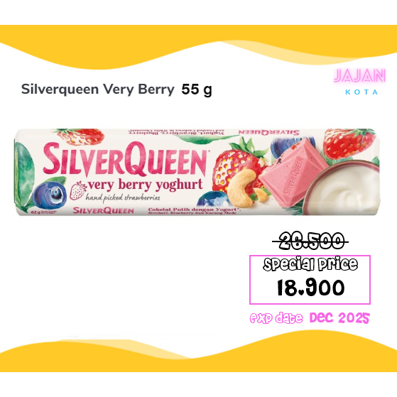 

Silverqueen Very Berry Yoghurt 58 gram
