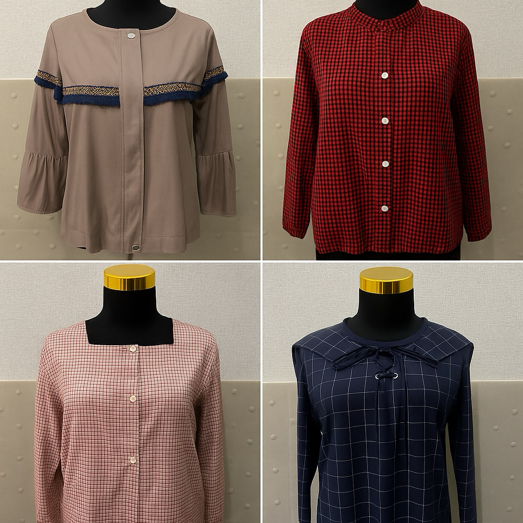 Bundle 3pcs Baju Wanita | Blouse & Kemeja Cewek| Bundle Baju Cewek Kekinian – Blouse & Kemeja