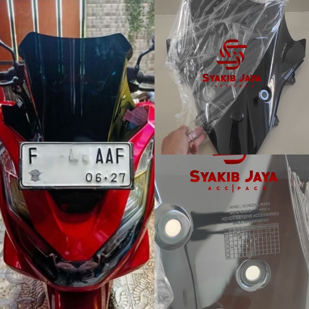 Visor Depan Windshield Honda Pcx 160 2022-2024 ORI AHM