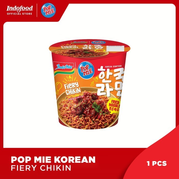 

[oddsolshop] pekanbaru/Indomie Pop Mie Fiery Chikin Korean 74GR Ayam Pedas Mi Gelas Instan