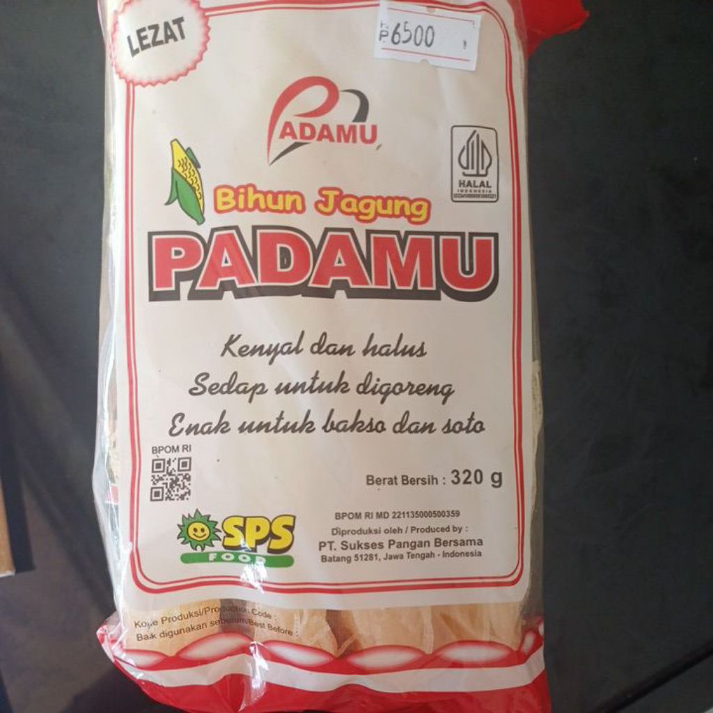 

Padamu bihun jagung 320 gr