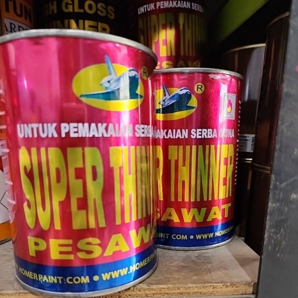 

Super Thinner merek pesawat/ pengencer cat minyak / 1liter