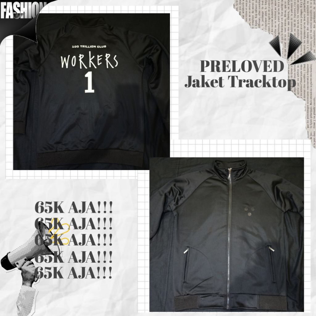 Preloved Jaket Tracktop Ilhaehwe Wrorkers 1