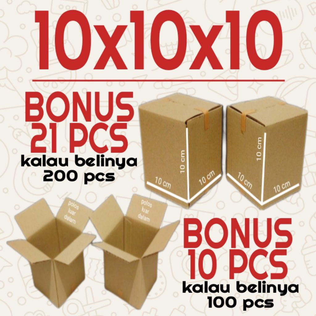 

Kardus Packing Ukuran 10x10x10