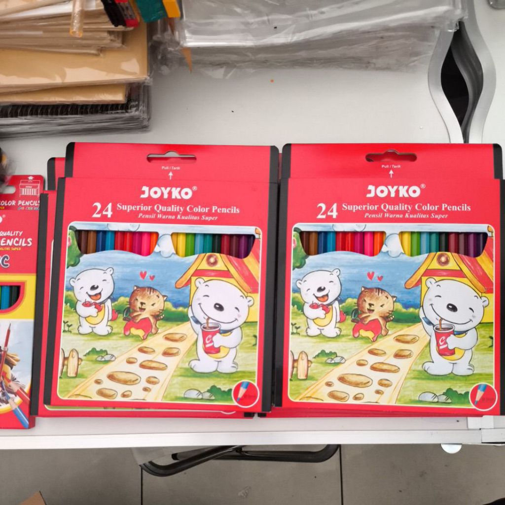 

Pensil warna Joyko 24 warna