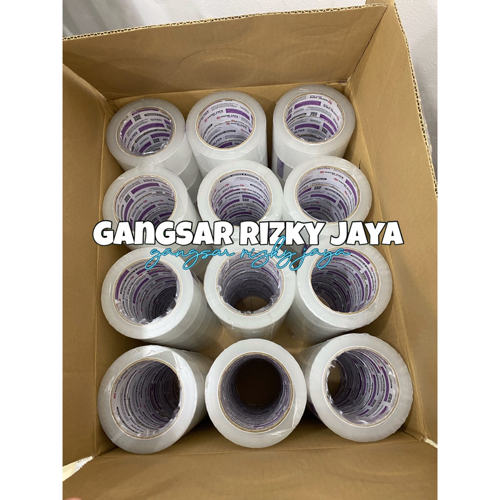 

[GRJ] - (1DUS / 12 SLOP / 72pcs) OPP 2X100YD NACHI SOLASI / LAKBAN PACKING NACHI BENING PLASTIK ORIGINAL ASLI