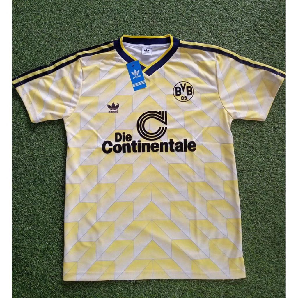 Retro Jersey Drtmnd Home 88 Blokecore / Vintage / Classic Size Lengkap S-5XL