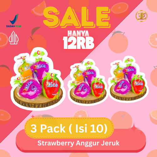 

Promo/Sale/OICE/Minuman/Juice/Jus/Jelly/Jeli/Ager Rasa Buah