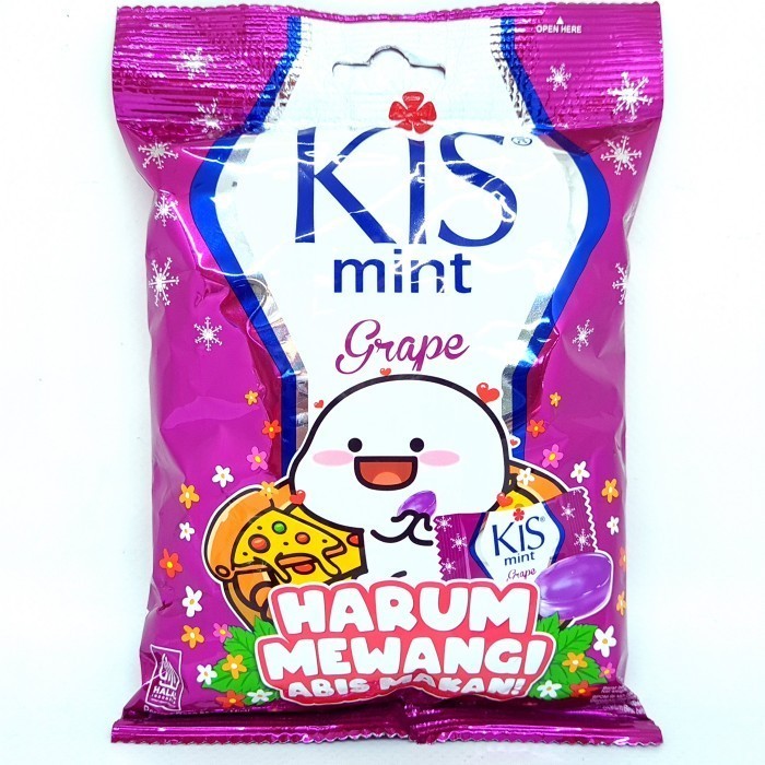 

[oddsolshop] pekanbaru/Kis Mint Grape Candy 125GR Harum Mewangi Abis Makan Permen Ungu Anggur Segar