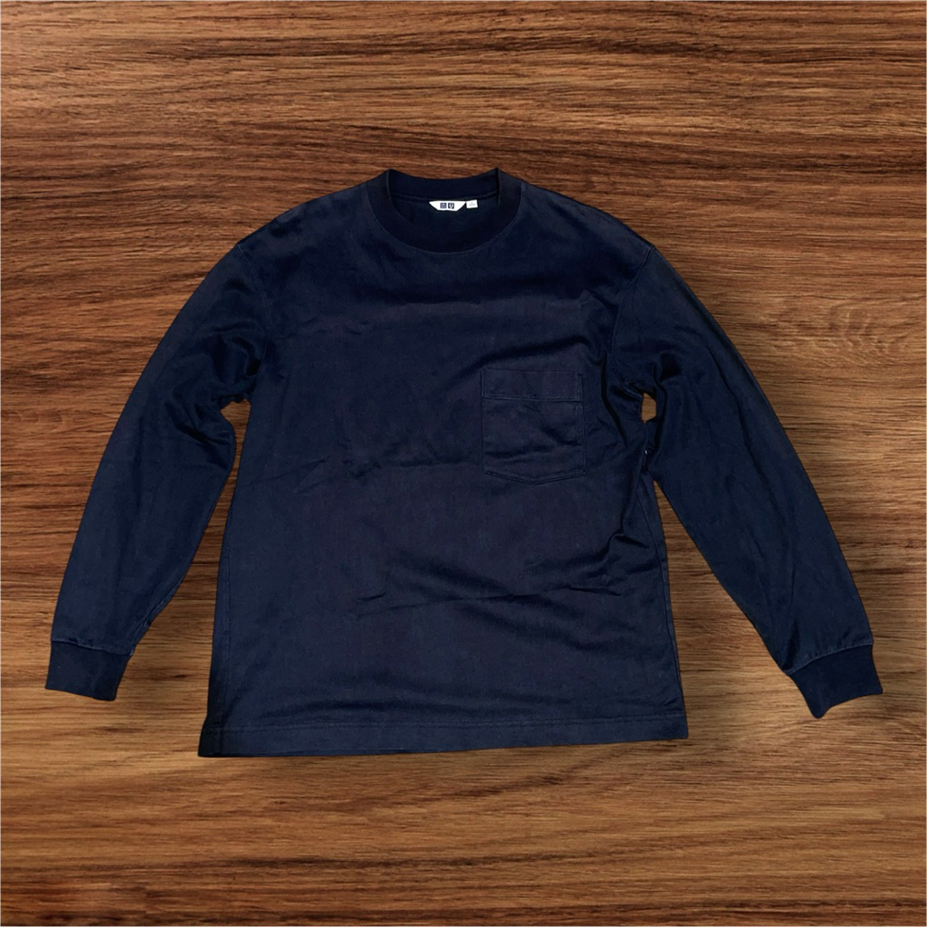 UNIQLO POCKET LONGSLEVE (BLACK)