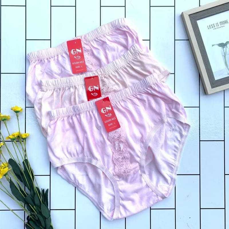 CELANA DALAM WANITA GOLDEN NICK RENDA// 3PCS GOLDEN NICK WANITA