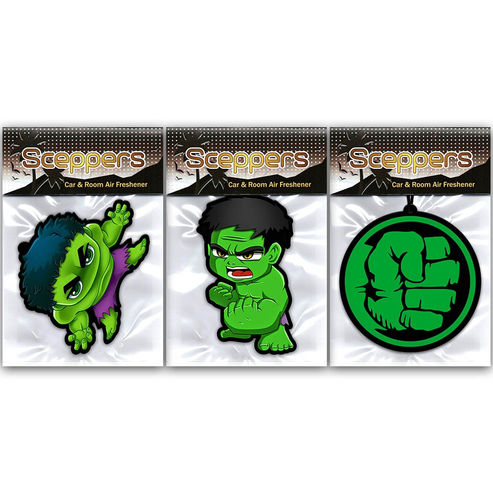 Sceppers Parfum Mobil Pengharum Ruangan Parfum Kertas Gantung - Hulk
