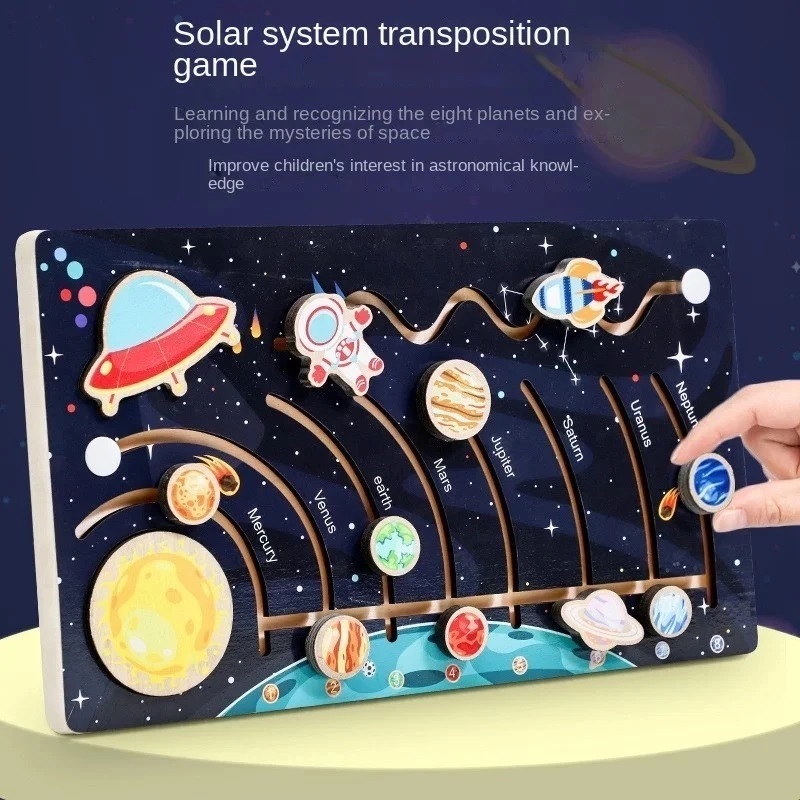Mainan Edukasi Luar Angkasa Puzzle 8 Planet Tata Surya Anak