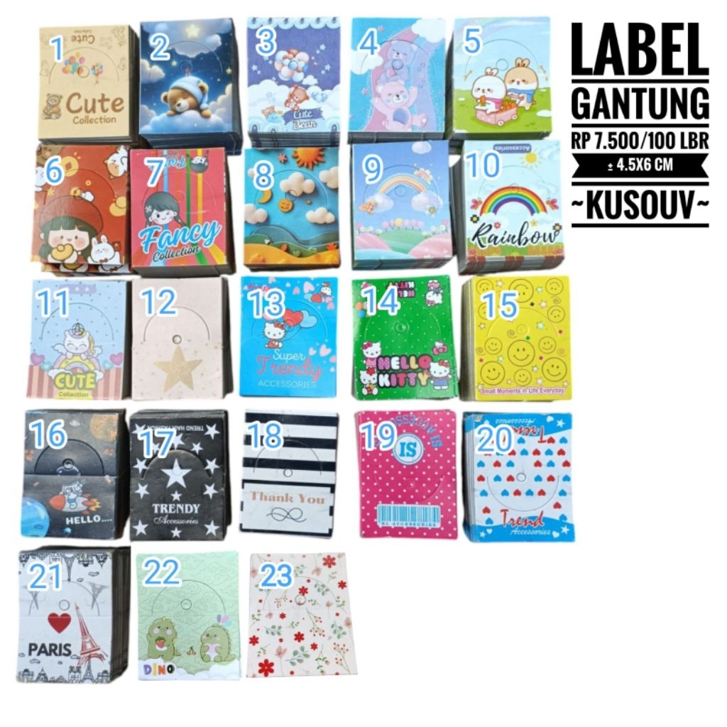 

Hangtag/Label Gantung/Handtag