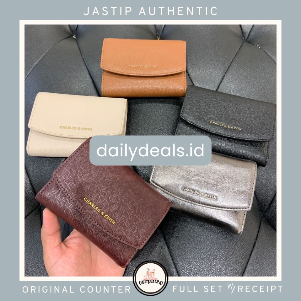 #6-10770633 Briony Flap - Jast[p] CK ORIGINAL COUNTER FRONT CURVED DOMPET WALLET LIPAT STORE AUTHENT