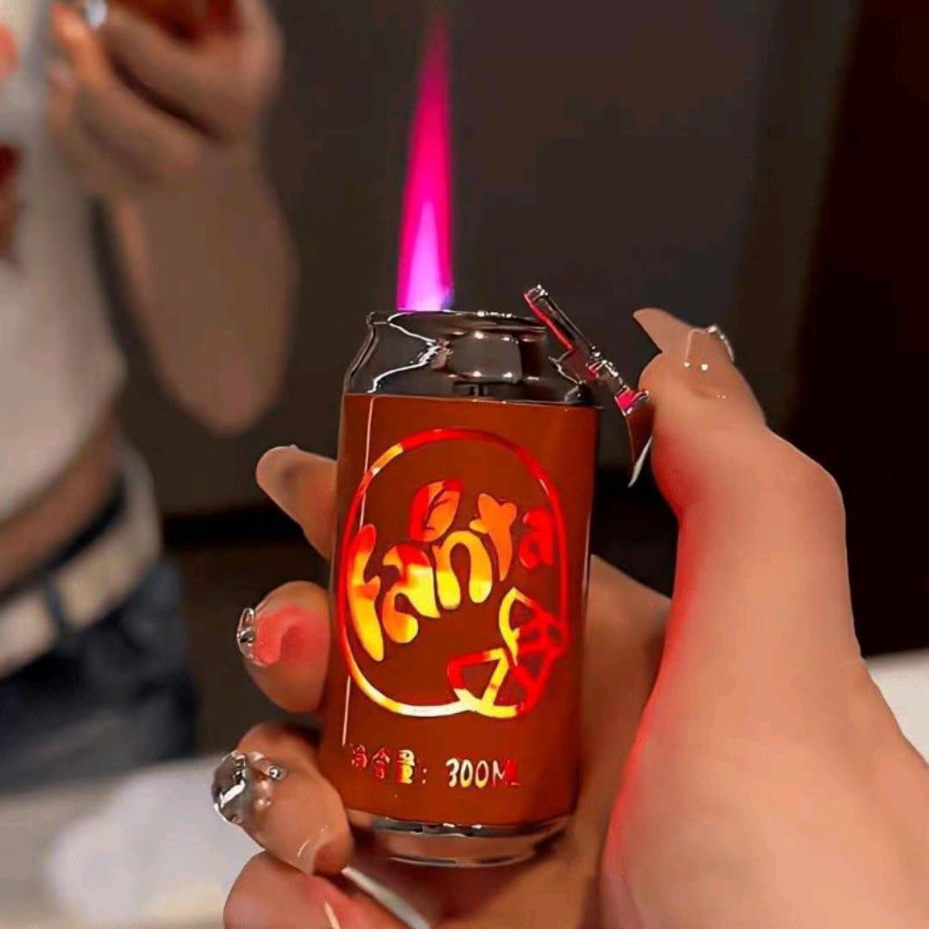 Korek Api Unik Jadul model botol minum/ Api bara bisa isi ulang