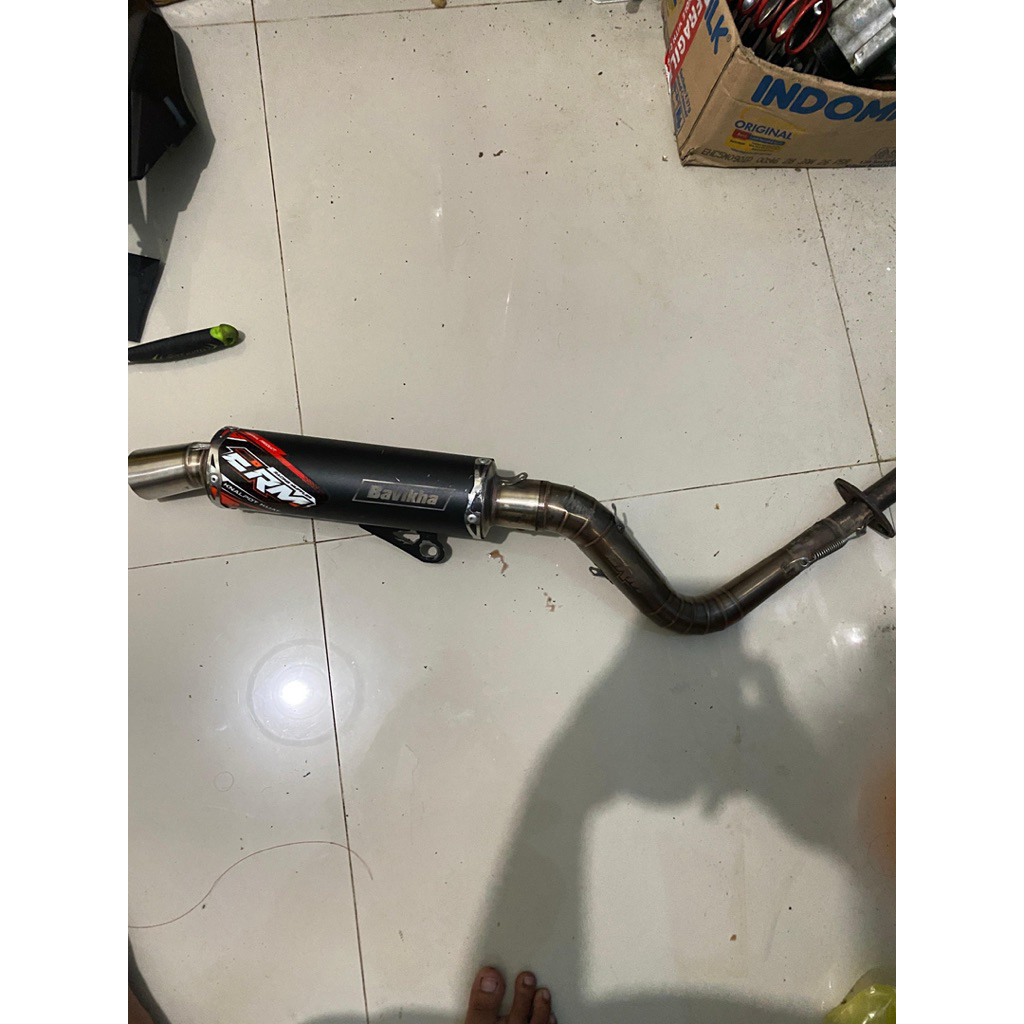 knalpot erm vario125/150 sarteng inlet 45