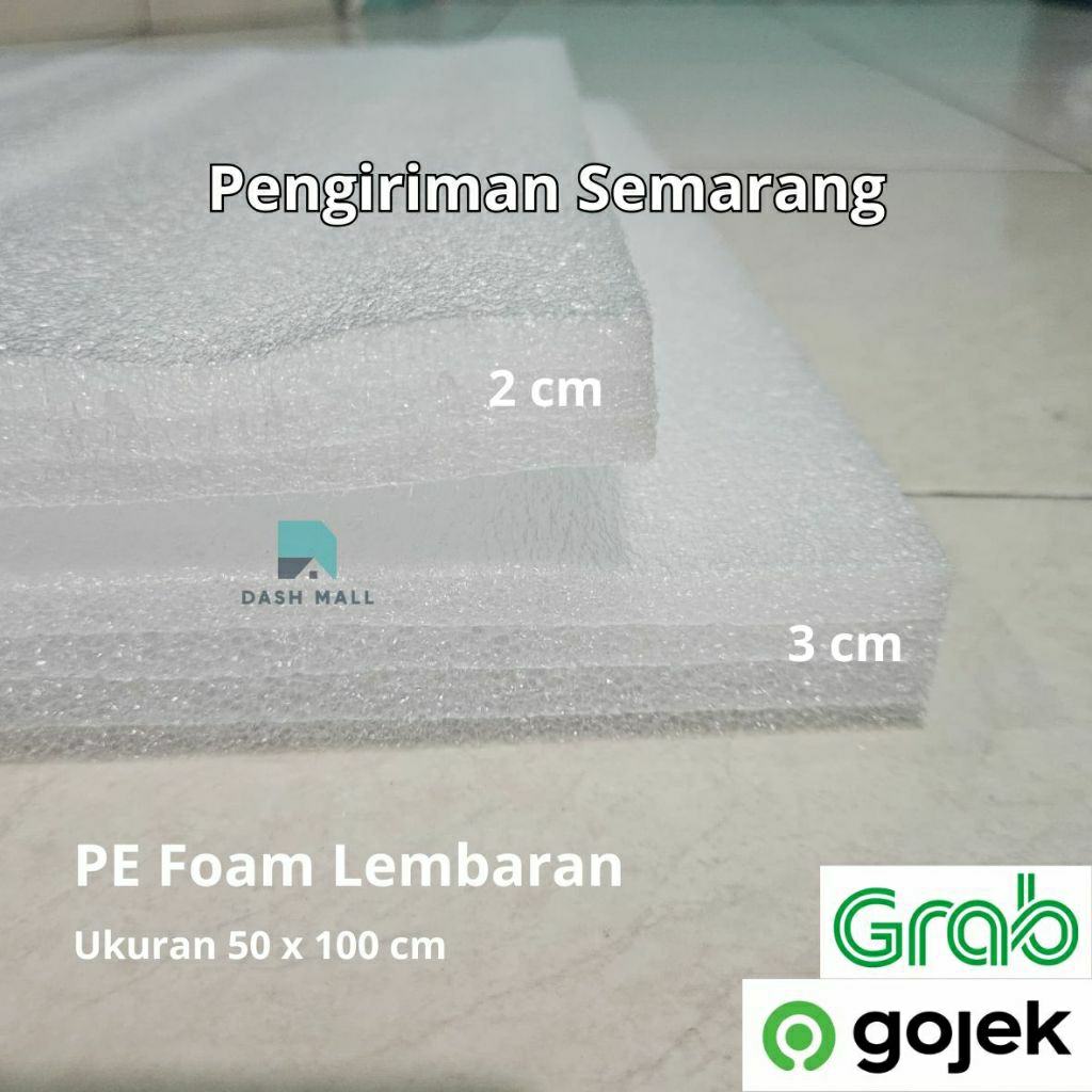 

PE Foam Lembaran 50x100cm Tebal 2cm 3cm 5cm / Busa Sterofoam Lembaran Elastis / Polyfoam Lentur