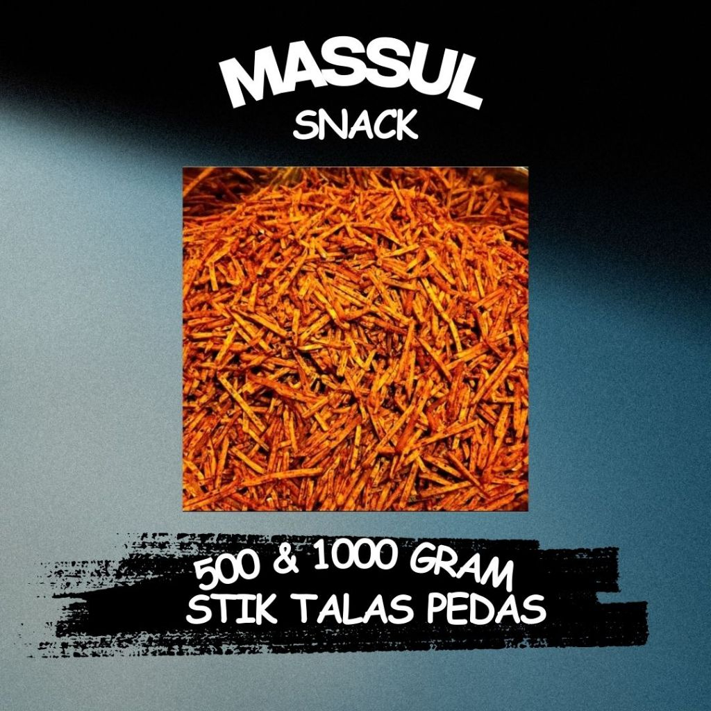 

[500 gram & 1000 gram] Stik Talas Keripik Balado Pedas Manis