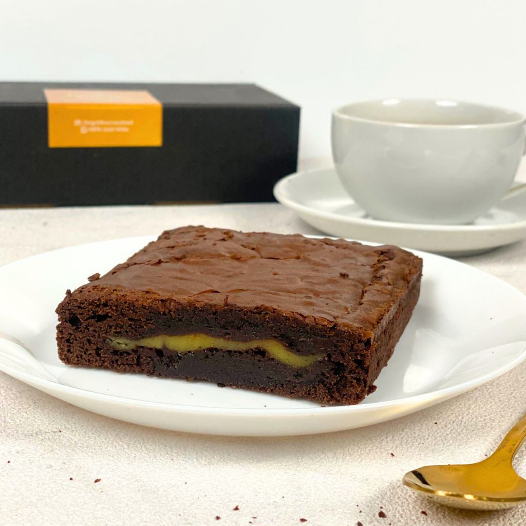 

Fudgy Brownies | Brownies Vanilla Cream Pastry | Brownies Panggang Cream Vanilla | Brownies 10x10 | Brownies 20x10