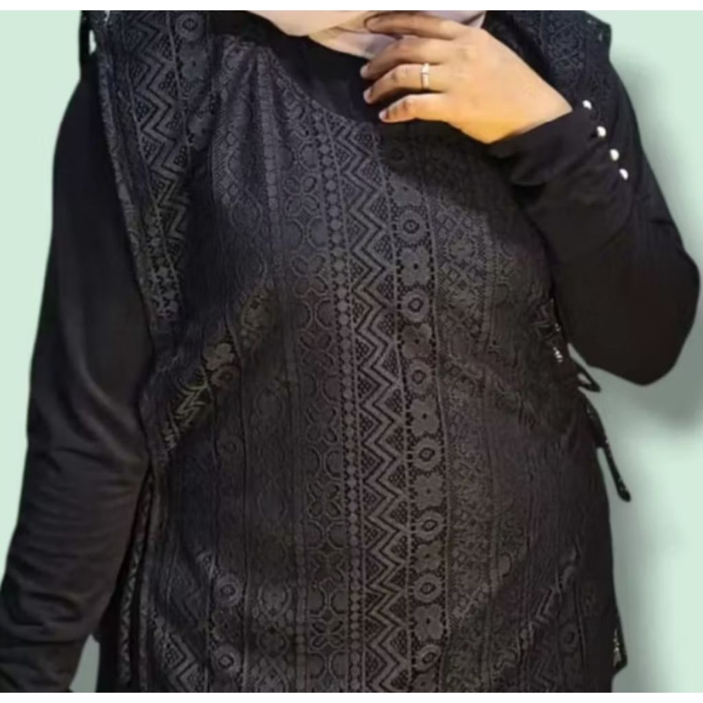 VEST BRUKAT TALI PREMIUM/LACE BRUKAT VEST/ROMPI BRUKAT