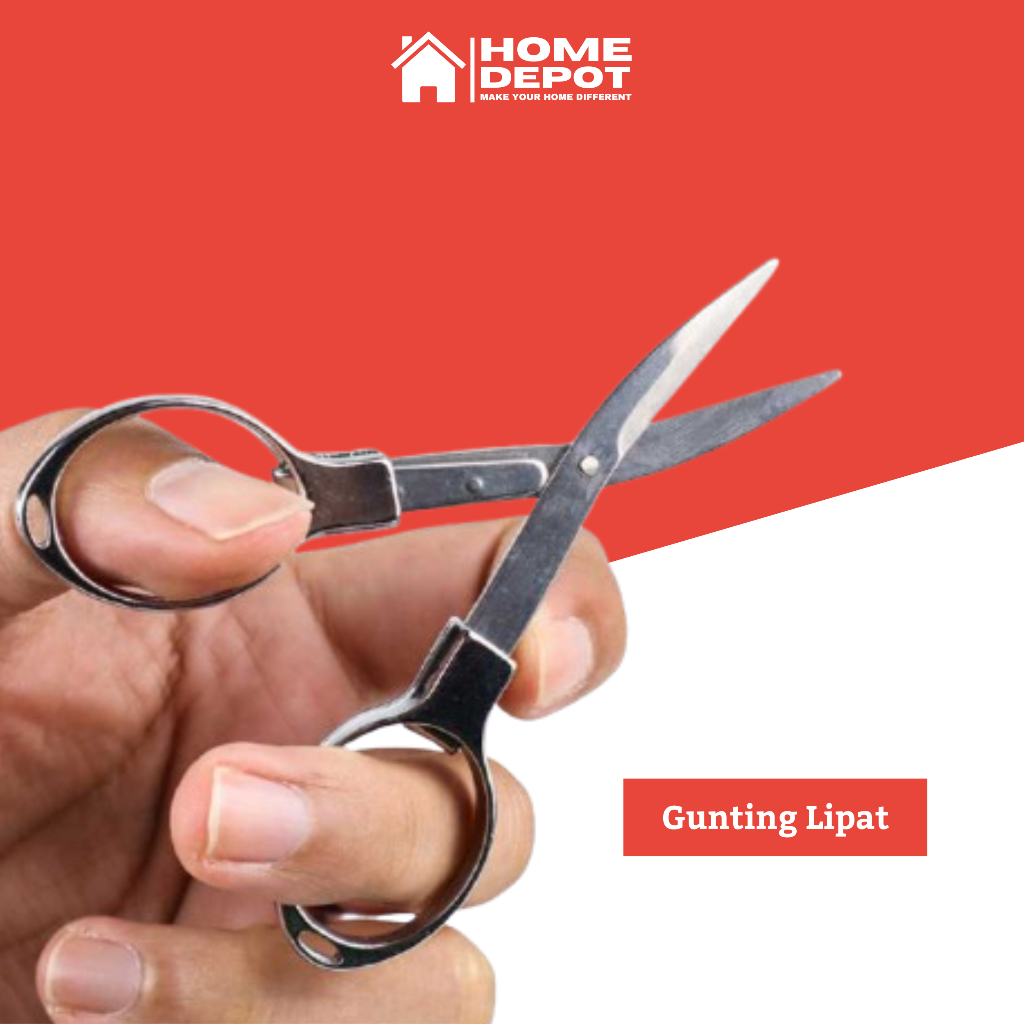 

Gunting Lipat Stainless Steel Kecil Portable