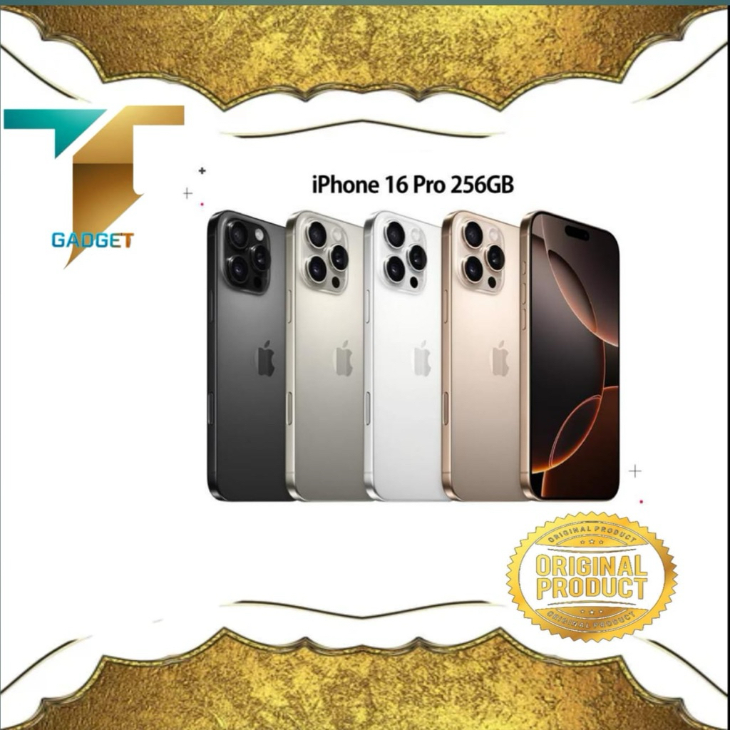 IPHONE 16 PRO INTERNAL 256GB GARANSI RESMI IBOX