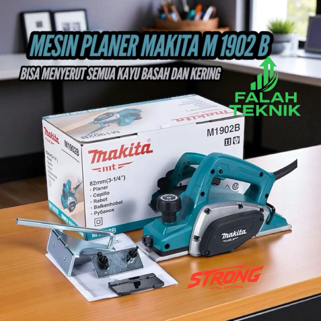 MAKITA 100 % ORIGINAL MESIN SERUT PLANER  SUGU KETAM Makita M 1902 B