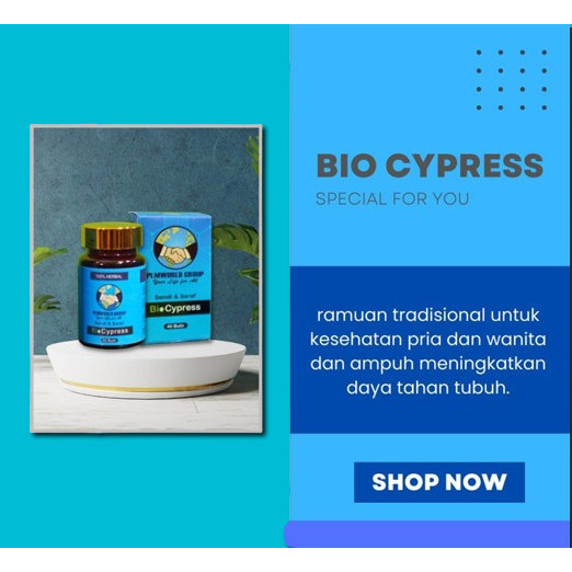 BioCypress Herbal – Obat Nyeri Sendi & Saraf – 1 Box Isi 40 Butir Original