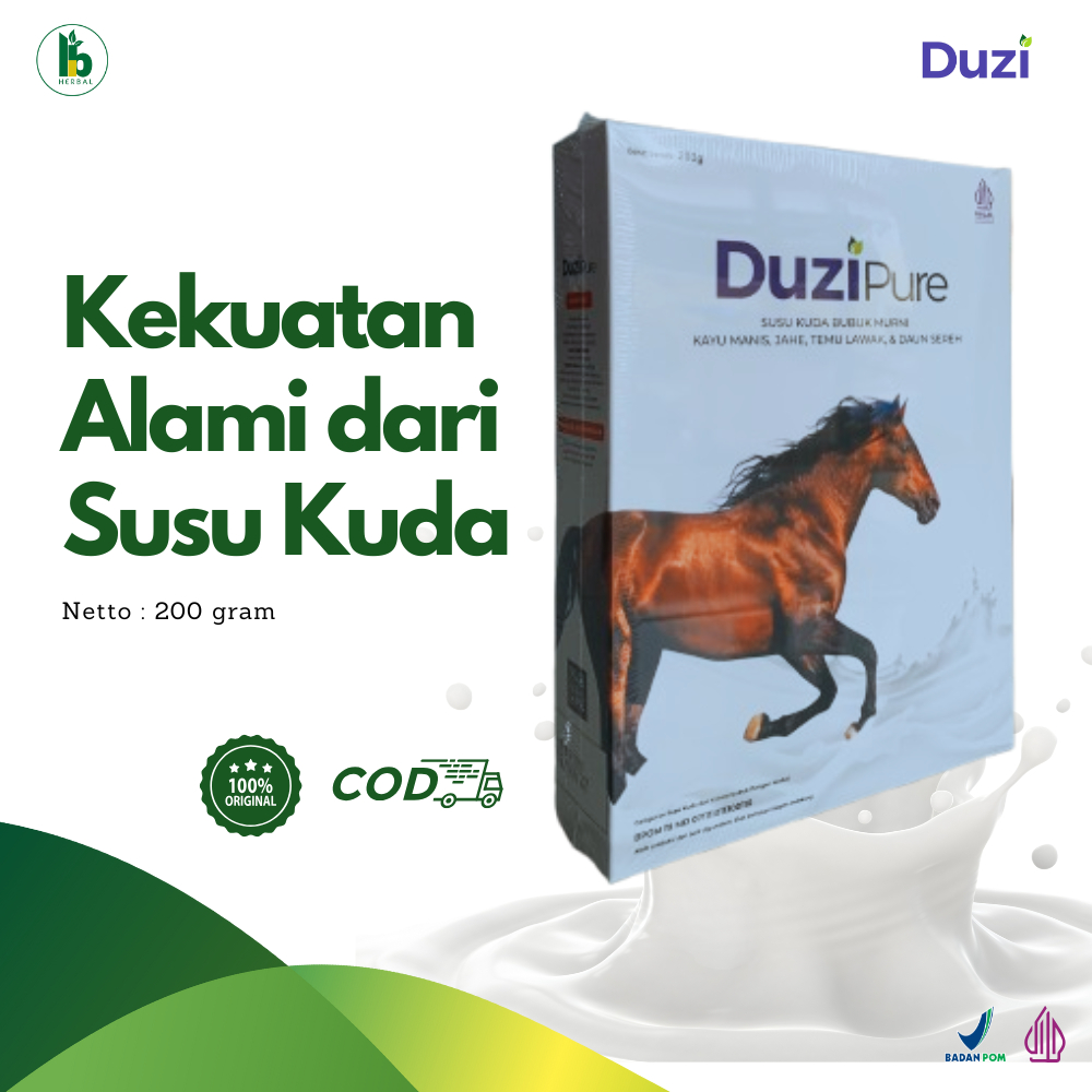 

Duzi Pure Susu Kuda Liar Murni Atasi Nyeri Sendi Asam Urat 200 Gram / Susu Kuda Liar