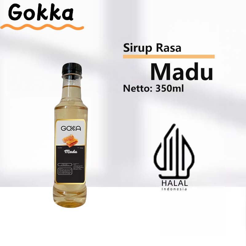 

GOKKA Flavored Syrup 350ml Sirup / Sirup Madu / Minuman Sirup Sertifikasi Halal