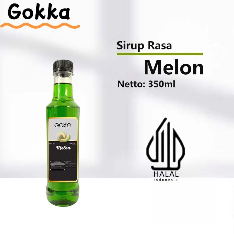 

GOKKA Flavored Syrup 350ml Sirup / Sirup Melon / Minuman Sirup Sertifikasi Halal