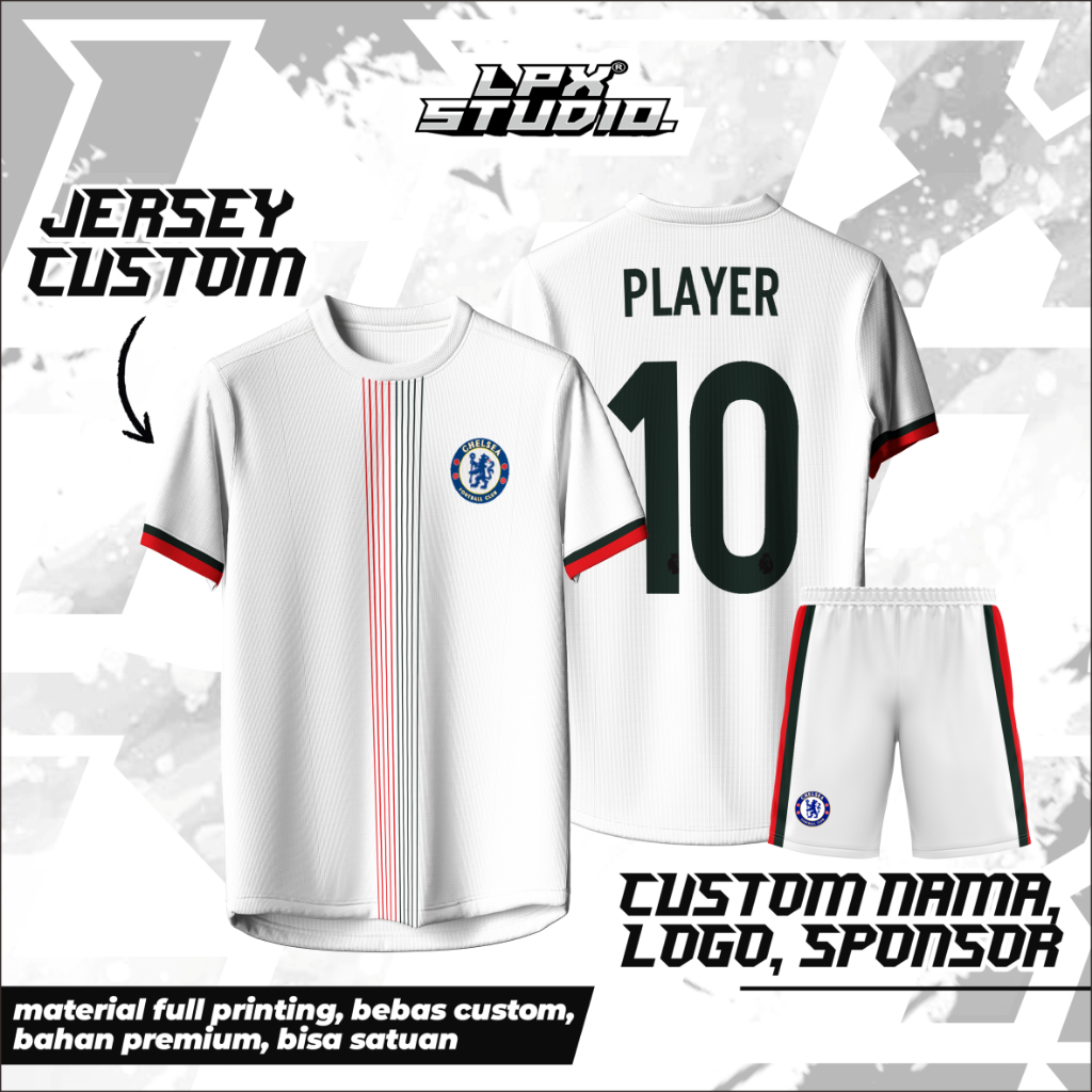 Jersey Chelsea Fantasy / Jersey Chelsea / Kaos Chelsea / Jersey Bola / Jersey Vintage
