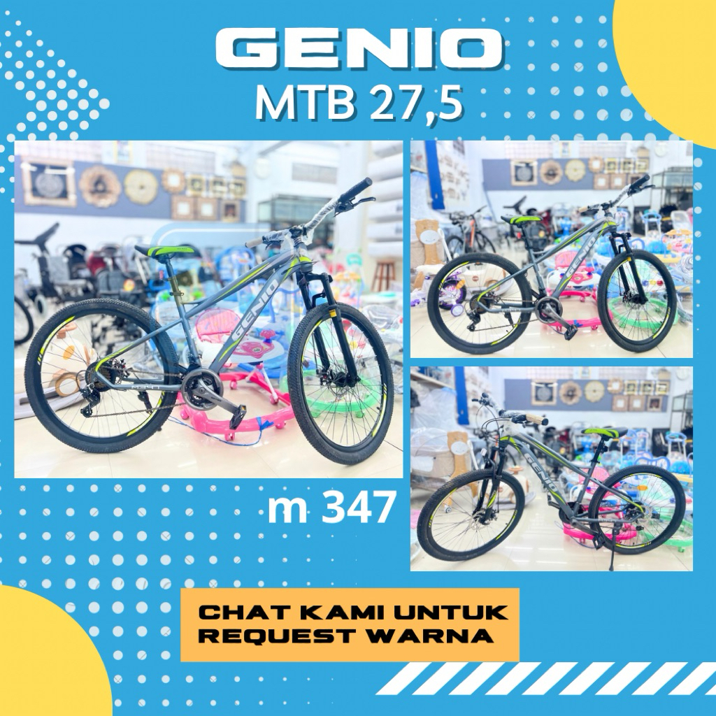 SEPEDA LAKI LAKI DEWASA 27,5 GENIO M 347[PROMO LAMONGAN]