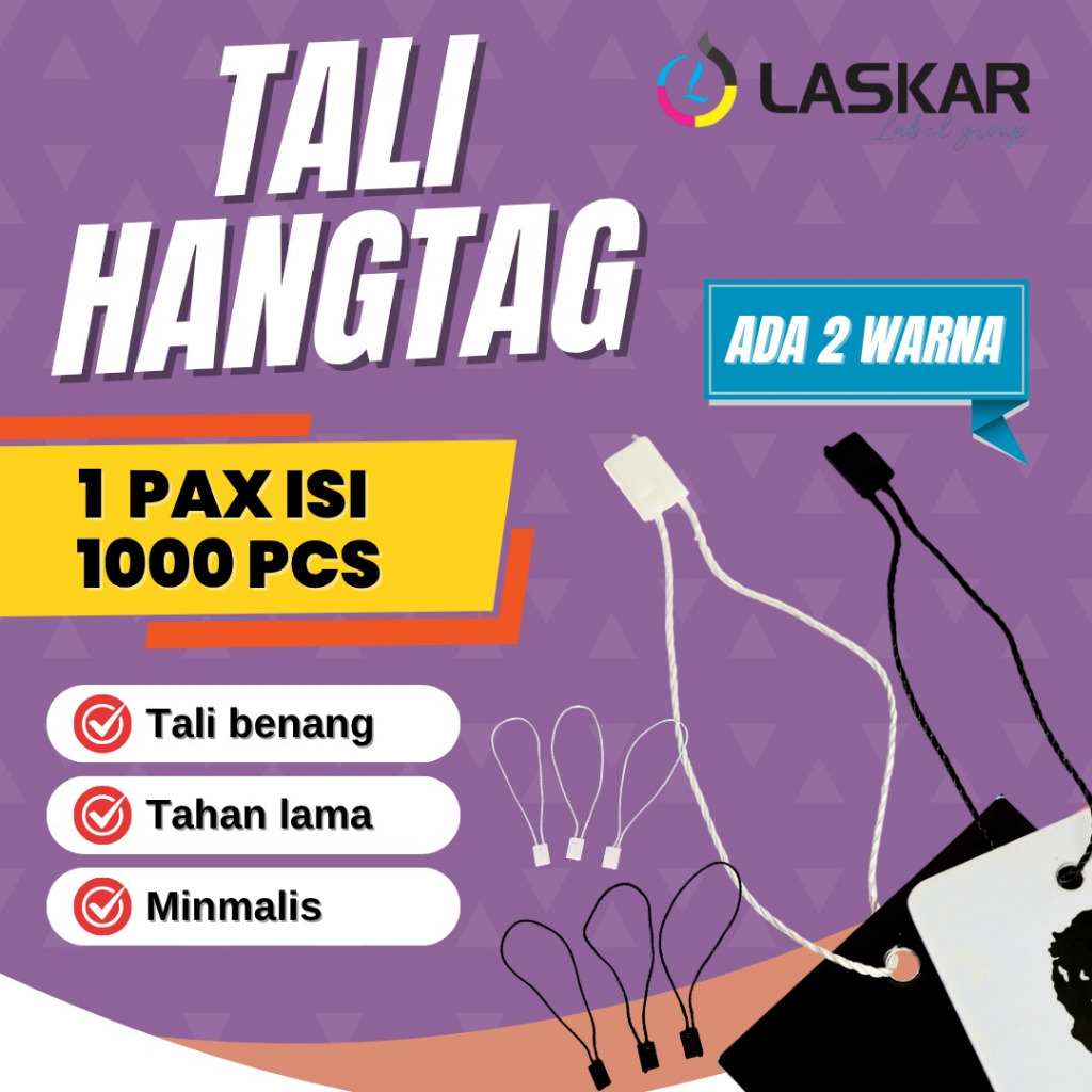 

TALI HANGTAG LOOP PINS PIN HANGTAG GANTUNGAN HANGTAG TALI TAG