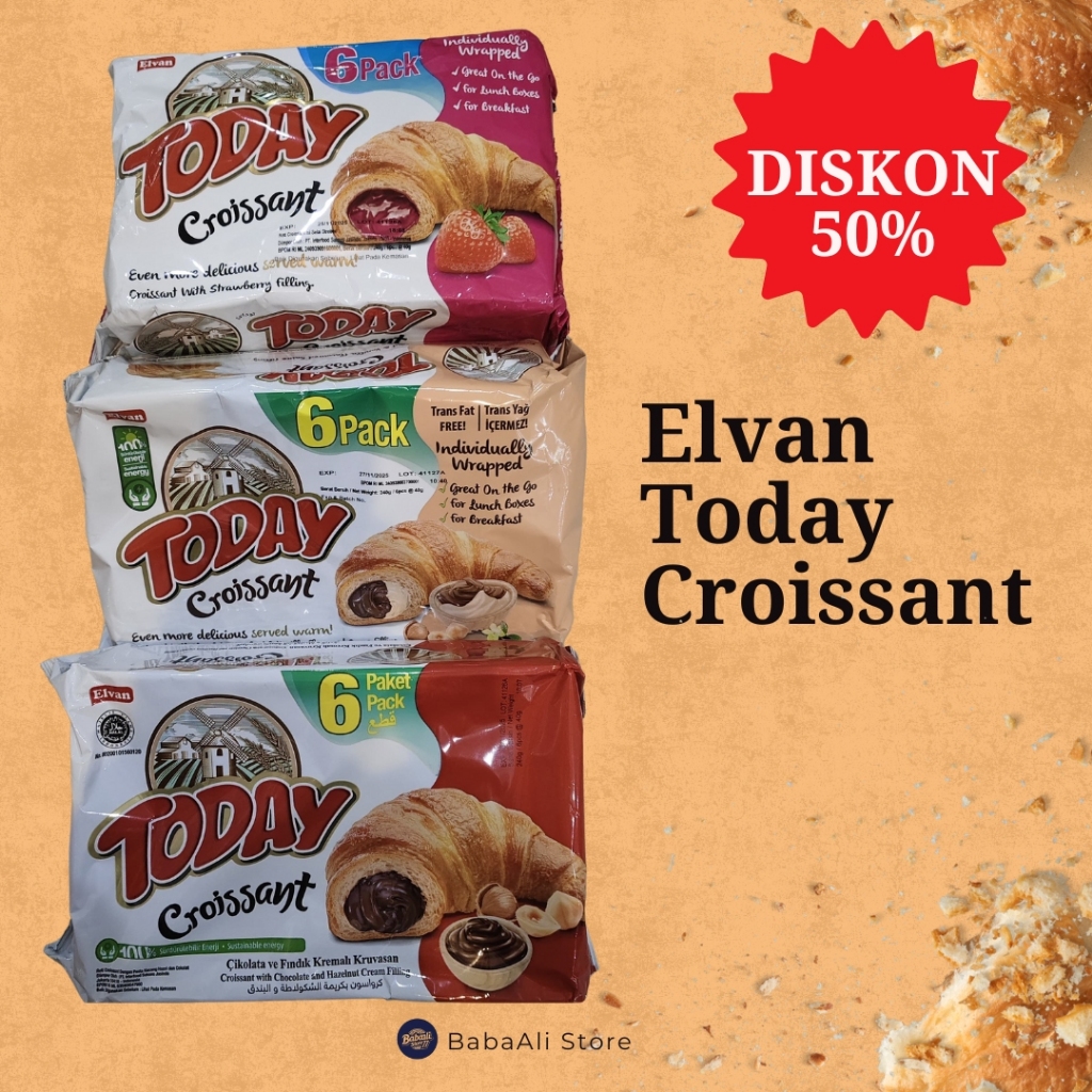 

BabaAli - Elvan Today Croissant 1 Paket Isi 6 Pcs