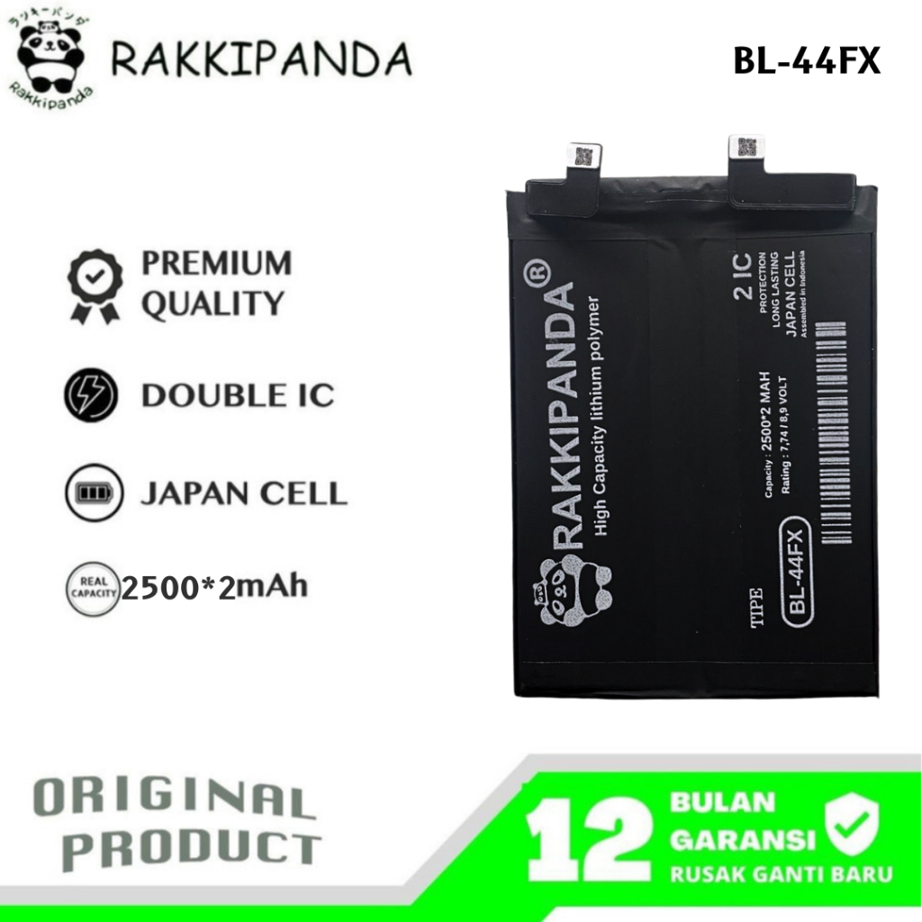 RakkiPanda - BL-44FX Infinix Note 12 VIP X672 Batre Batrai Baterai